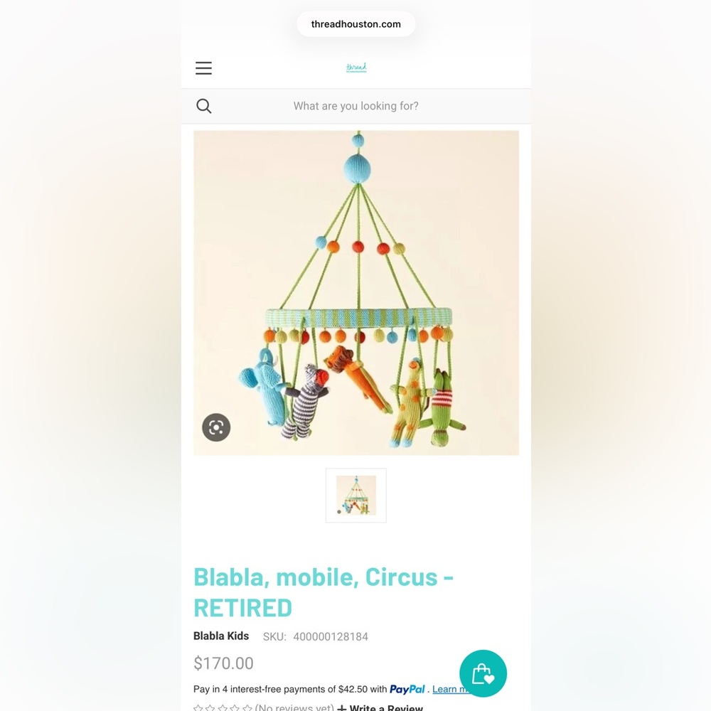 Blabla mobile Circus baby